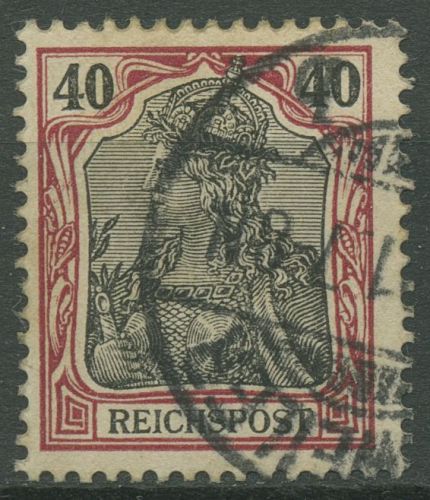 Deutsches Reich 1900 Germania REICHSPOST 60 gestempelt