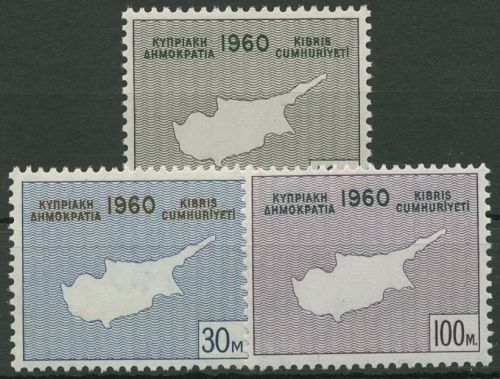 Zypern 1960 Unabhängigkeitserklärung 194/96 postfrisch