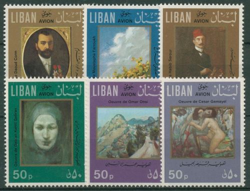 Libanon 1974 Kunst Gemälde 1218/23 postfrisch