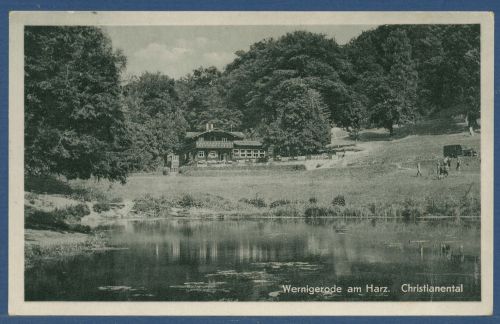 Wernigerode am Harz Christianental, gelaufen 1962 (AK5203)