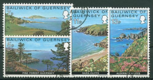 Guernsey 1976 Landschaften 137/40 gestempelt