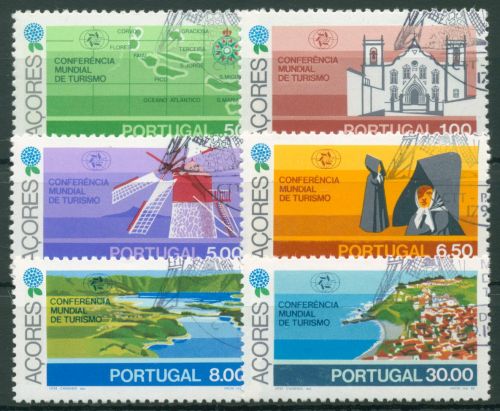 Portugal - Azoren 1980 Tourismus Philippinen 336/41 gestempelt
