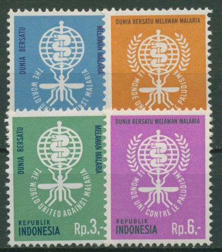 Indonesien 1962 Kampf gegen Malaria 337/40 postfrisch