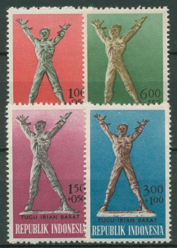 Indonesien 1963 Irian-Barat-Denkmal 380/83 postfrisch