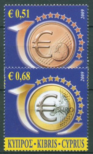 Zypern 2009 Euro Währung 1144/45 postfrisch