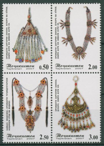Tadschikistan 2007 Damenschmuck 466/69 ZD postfrisch