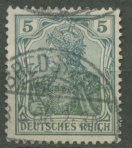 Deutsches Reich 1902 Germania ohne Wasserzeichen 70 a gestempelt geprüft