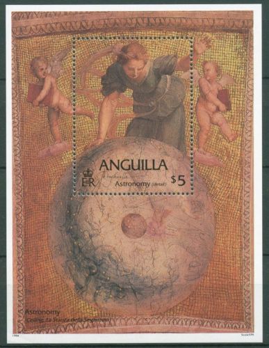 Anguilla 1984 Ostern Fresko Astronomie Raffael Block 54 postfrisch (C64449)