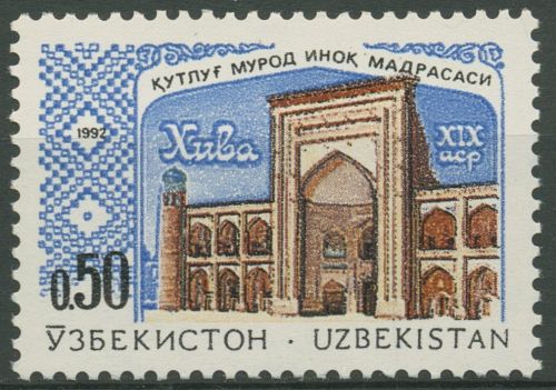 Usbekistan 1992 Moscheen Allakuli-Khan-Medrese Chiwa 4 postfrisch