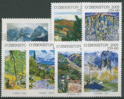 Usbekistan 2006 Gemälde 585/91 postfrisch