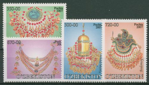 Usbekistan 2007 Goldschmuck aus Choresmien 745/48 postfrisch