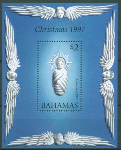 Bahamas 1997 Weihnachten Jesuskind Block 87 postfrisch (C64530)