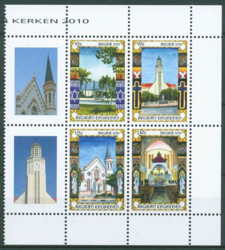 Aruba 2010 Bauwerke Gotteshäuser Kirche 513/16 ZD Zf postfrisch (C64531)