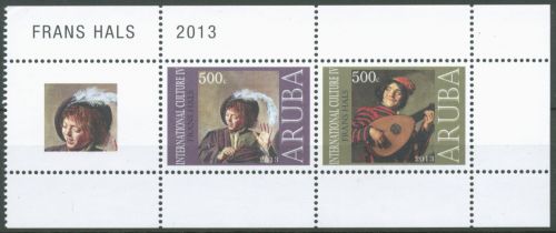 Aruba 2013 Gemälde Frans Hals 735/36 ZD Zf postfrisch (C64534)