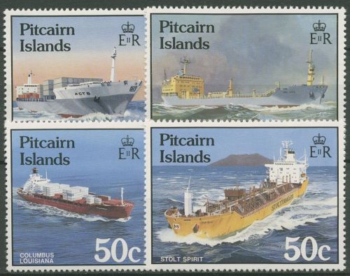 Pitcairn 1985 Schiffe Tanker Containerschiff 266/69 postfrisch
