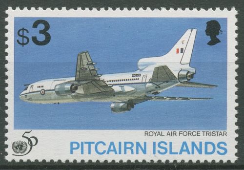 Pitcairn 1995 50 J. UNO Flugzeug Lockheed Tristar 465/68 postfrisch