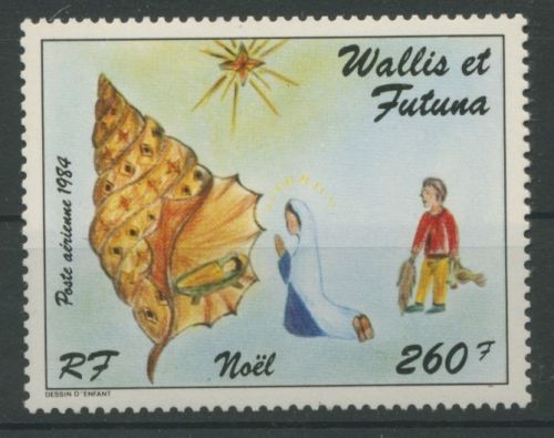 Wallis und Futuna 1984 Weihnachten Meeresschnecke 477 postfrisch