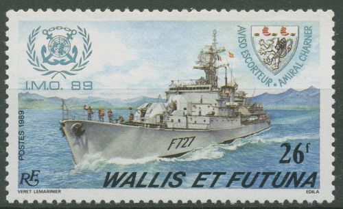 Wallis und Futuna 1989 Kriegsschiff Fregatte 562 postfrisch