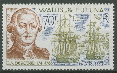 Wallis und Futuna 1988 Segelschiff Seefahrer 550 postfrisch