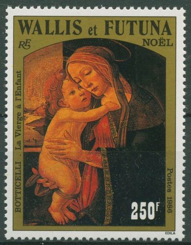 Wallis und Futuna 1986 Weihnachten Gemälde von Botticelli 520 postfrisch