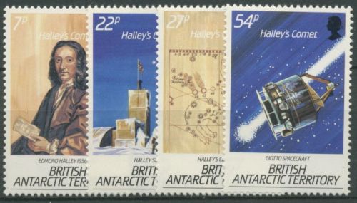 Britische Antarktis 1986 Halleyscher Komet Astronomie 132/35 postfrisch