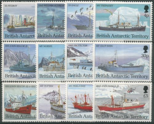 Britische Antarktis 1993 Schiffe Forschungsschiffe 203/14 I postfrisch