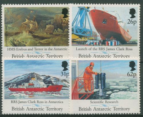 Britische Antarktis 1991 Forschungsschiff James Clark Ross 185/88 postfrisch