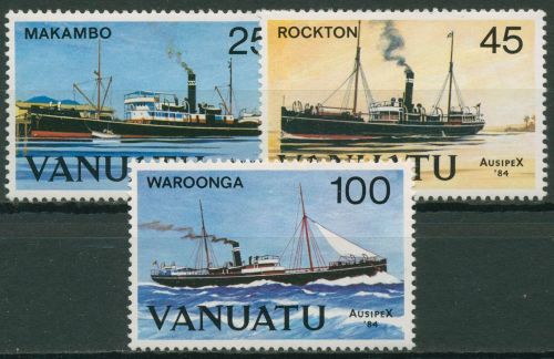 Vanuatu 1984 AUSIPEX Melbourne Schiffe 683/85 postfrisch