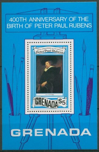 Grenada 1978 Malerei P.P.Rubens Block 72 postfrisch (C94526)