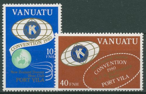 Vanuatu 1980 Kiwanis International 591/92 postfrisch