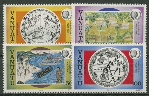Vanuatu 1985 Int. Jahr der Jugend Schule Boot Fußball 707/10 postfrisch