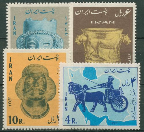 Iran 1964 Persische Kunst 1215/18 postfrisch, bügig