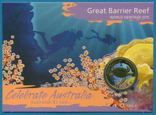 Australien Dollar 2010, Celebrate Australia Great Barrier Reef KM 1384 st (m5862)