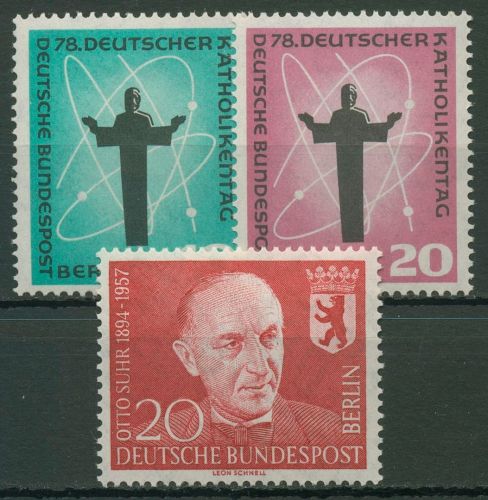 Berlin Jahrgang 1958 komplett (179/81) postfrisch
