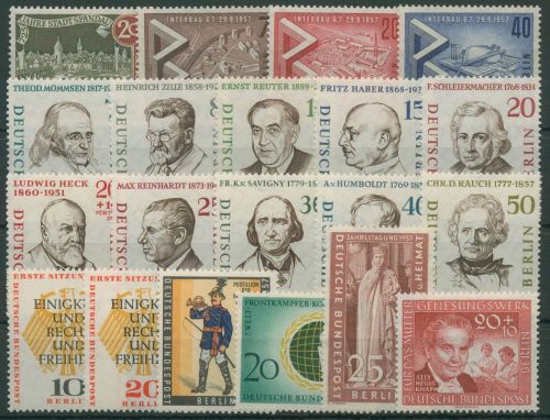 Berlin Jahrgang 1957 komplett (159/78) postfrisch