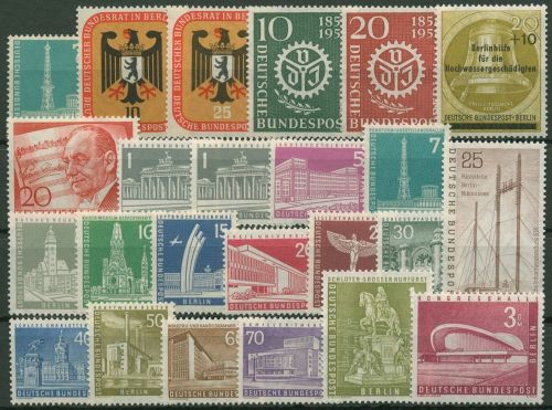 Berlin Jahrgang 1956 komplett (135/58) postfrisch