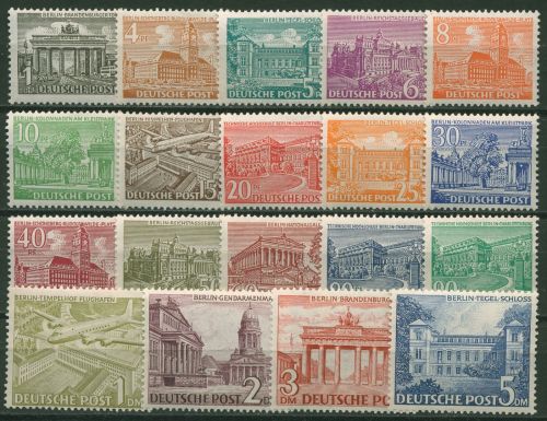Berlin 1949 Berliner Bauten 42/60 postfrisch