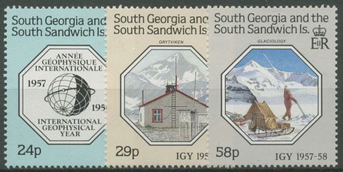 Südgeorgien 1987 Internationales Geophysikalisches Jahr 165/67 postfrisch