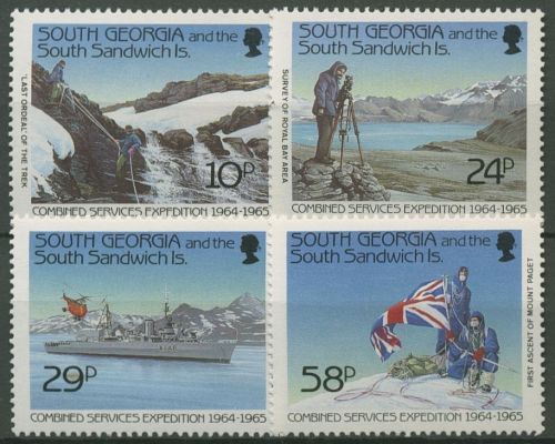 Südgeorgien 1989 Forschungsexpedition nach Südgeorgien 180/83 postfrisch