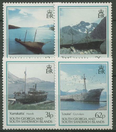 Südgeorgien 1990 Schiffswracks 186/89 postfrisch