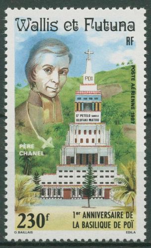 Wallis und Futuna 1987 Basilika von Poi Missionar Chanel 527 postfrisch