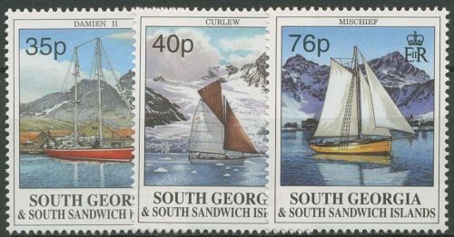 Südgeorgien 1995 Segeljachten Schiffe 246/48 postfrisch