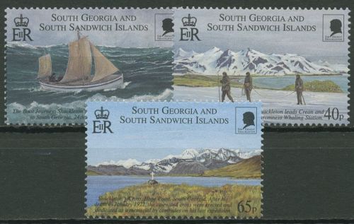 Südgeorgien 2000 Antarktisexpedition Shackletons 307/09 postfrisch