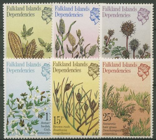 Falkland Dependencies 1981 Pflanzen Magellan-Bärlapp Labkraut 93/98 postfrisch