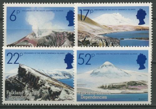 Falkland Dependencies 1984 Vulkane auf den Südsandwich-Inseln 125/28 postfrisch