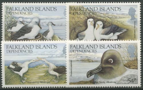 Falkland Dependencies 1985 Vögel Albatrosse 129/32 postfrisch