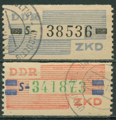 DDR 1959 Wertstreifen für den ZKD 26/27 S gestempelt ungültig