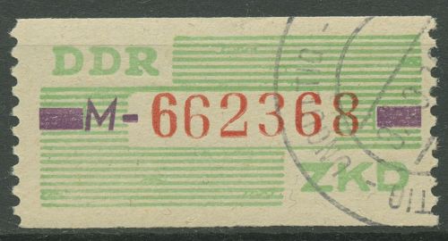 DDR 1959 Wertstreifen für den ZKD 24 M gestempelt ungültig