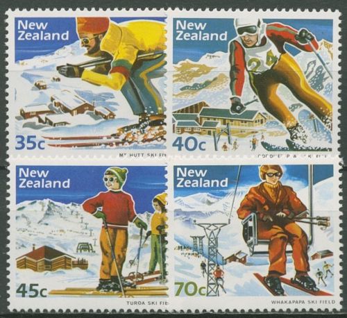 Neuseeland 1984 Wintersport Skifahren Sessellift 897/00 postfrisch