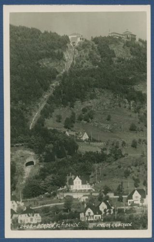 Bergen Flöibanan Standseilbahn, ungebraucht (AK5202)